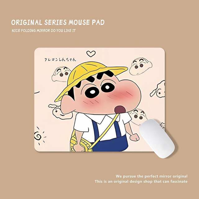 Crayon Small New Cartoon Cute Mouse Pad Girls small size Office Table Pad Computer Keyboard Pad Ins Style Table Pad detail 6