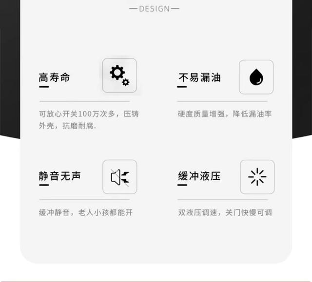 Door Closer Hydraulic Buffer Door Closer Fire Door Special Silent Household Door Switch Artifact Pushing Door Closer detail 3