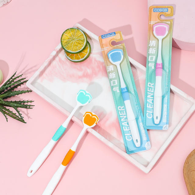 Factory direct supply tongue scraper toothbrush tongue cleaner removable tongue plate single tongue scraper in stock wholesale detail 11