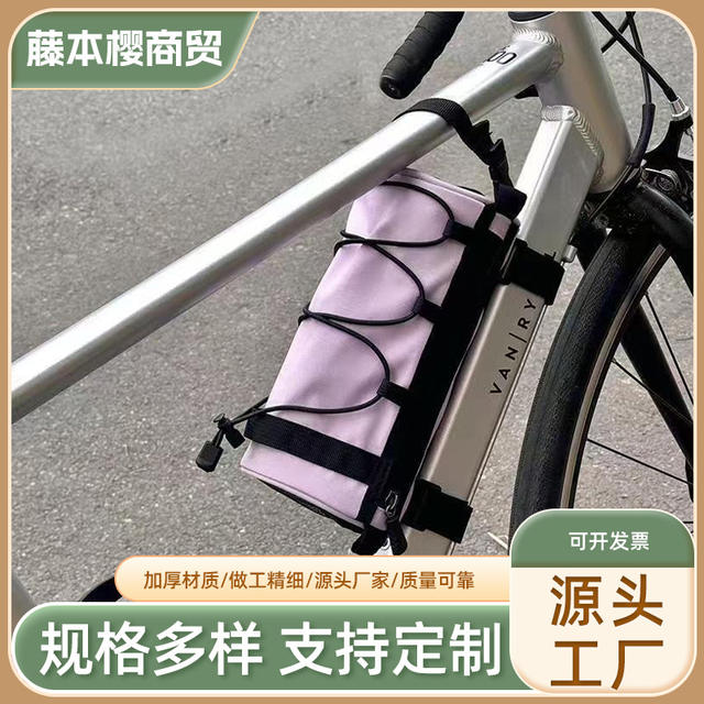 Bicycle Bag, Front Frame Bag, Portable Road Bike Hanging Bag, Mountain Bike Tail Bag, Storage Waterproof Multifunctional Cycling Bag
