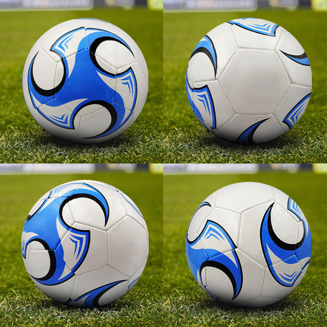 Football wholesale children No. 4 No. 5 No. 3 adult primary and secondary school students training competition world cup black and white PVC machine sewing PU detail 5