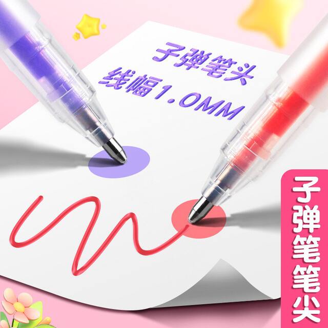 Jelly pen 3d three-dimensional hand account pen students use net red color hand account special pen to mark strokes key highlighter detail 7