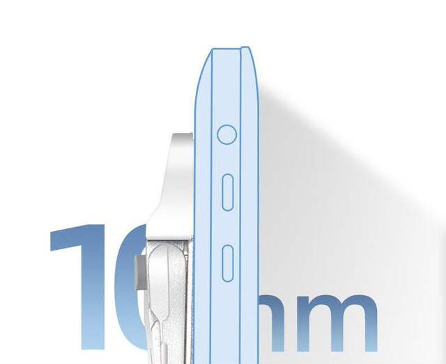 Zinc Alloy Laptop Invisible Bracket Bracket Mini Portable Heightening Small Foot Pad Cooling Rack Bottom Cushion detail 5