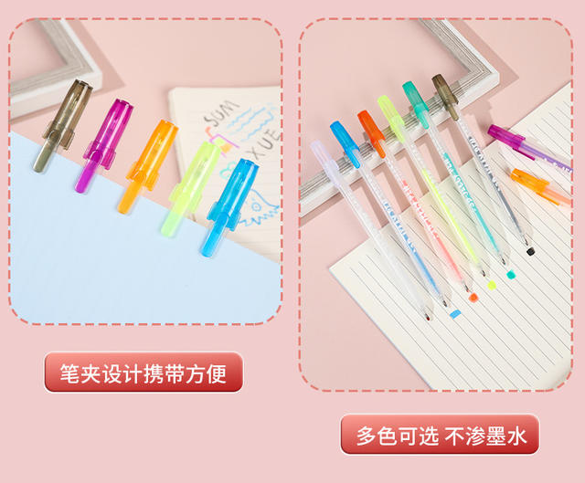 Shangcheng 3D Stereo Jelly Pen, High-Value Stereo Nail Art Pen, Journaling Drawing Highlighter, Colorful Marker Pen detail 11