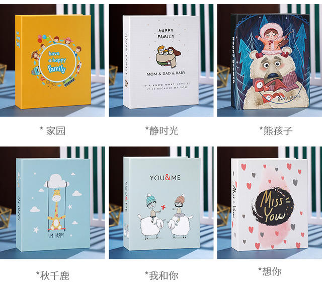 Photo album 5 inch 6 inch 7 inch one palace card book 6 inch photo album large capacity photo storage book manufacturers detail 4