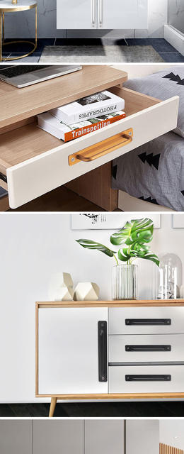 Ming-mounted handle large door handle non-perforated kitchen sliding door wooden door fire door toilet hardware accessories detail 10