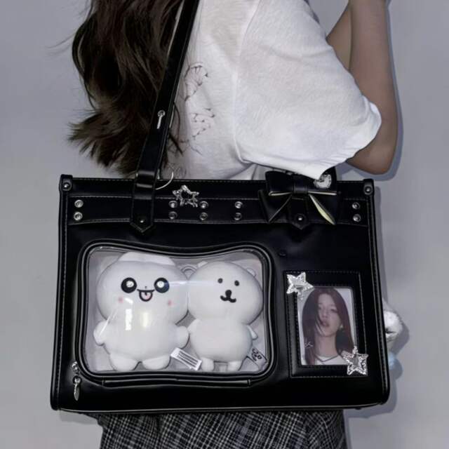 K-Pop Fan Hidden Compartment Bag for Concert, Small Snack Bag, Korean Style Single Shoulder Crossbody Backpack, New Model for Female Students
