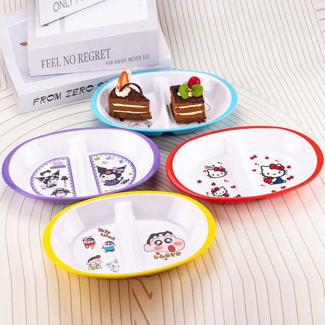 Cute Household Dish Plate Children's Dinner Plate Baby Snack Plate Special Fry Plate for Fruit Snack Plate detail 7