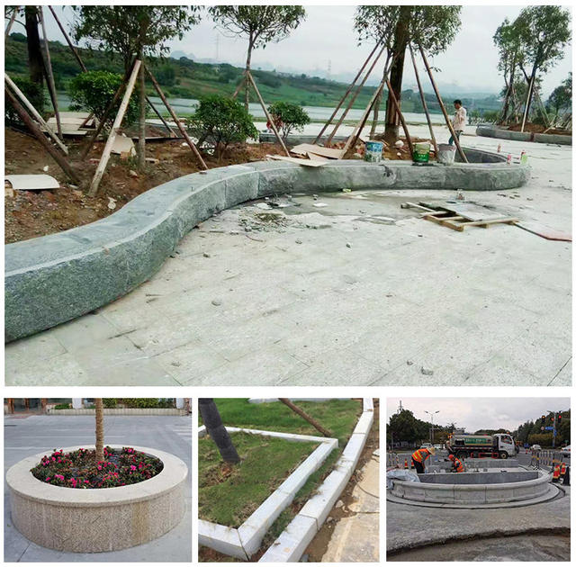 Granite Stone, Sesame White, Gray Black, Burnt Stone, Yellow Rust Stone, Lychee Surface, Curb Stone, Granite Stone, Marble Floor Tiles detail 11