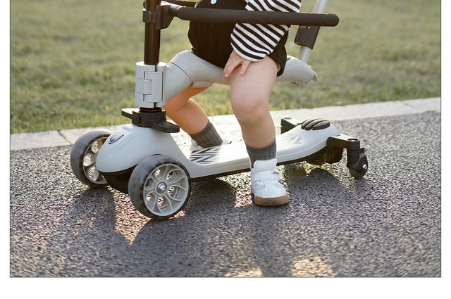 Beiyi Children's Scooter for Ages 1-3-6, 4-in-1 Baby Toddler Sliding Scooter, a Magical Tool for Taking Kids Out for a Walk detail 7