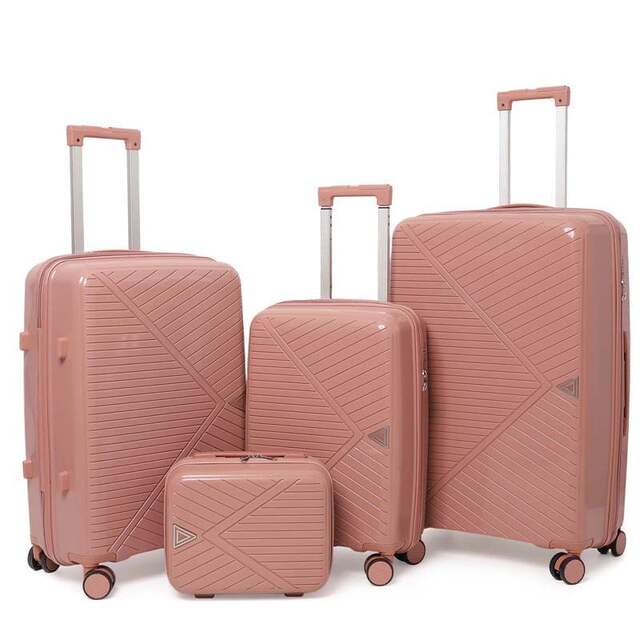 Ultra-Light Travel Suitcase Password Lock Pp Set Foreign Trade Luggage Zipper Large Capacity Carry-On Suitcase with Universal Wheels detail 10