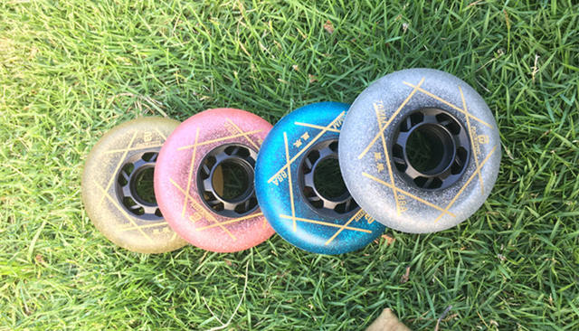Roller Skate Wheel 88A Dancing Stars Wheel Brake High Elastic Skate Wheel Roller Skate Wheel In-line Wheel detail 7
