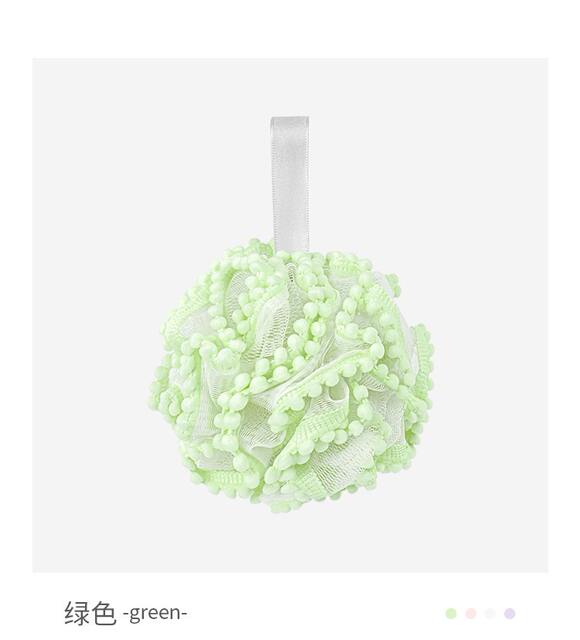 Large Bath Ball Foaming Scrubber, Bath Towel, Bath Flower Ball That Doesn'T Fall Apart, Household Bathroom Supplies, Bath Ball That Can Be Hung, Suitable for Women detail 8