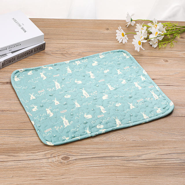 Waterproof Urine-Proof Cotton Pet Mat Cat and Dog Sleeping Mat Rabbit Anti-Slip Mat Foot Mat Cat Cage Rabbit Cage Dog Cage Mat detail 2