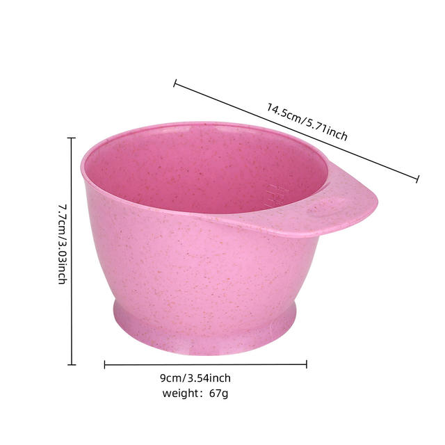 Wheat Straw Hair Dyeing Tools, Hair Dyeing Bowl, Hair Salon and Barber Shop Perm and Dye Tools, Dye Paste Mixing Stick, Hair Dye Brush detail 9