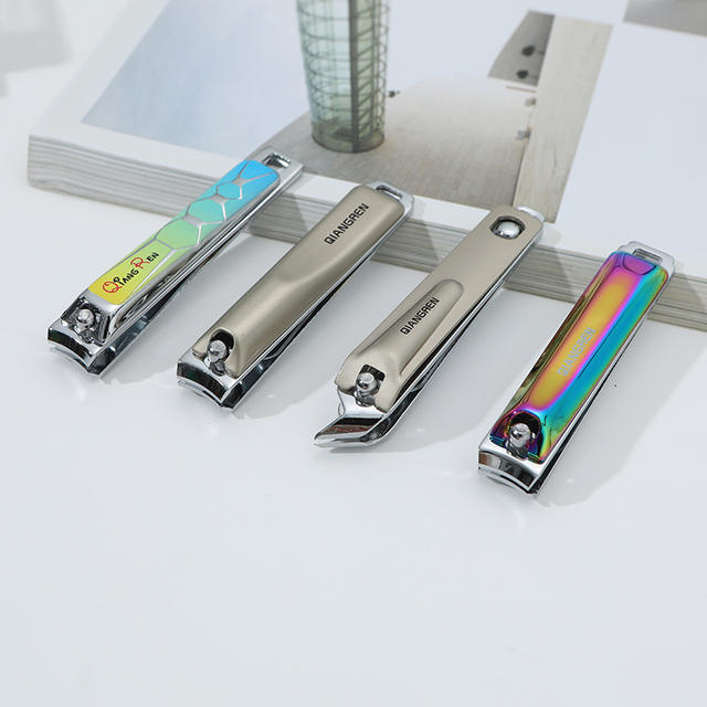 Jinda Qiangmen T6626-6 large carbon steel nail clippers flat nail clippers home manicure nail tools wholesale detail 4