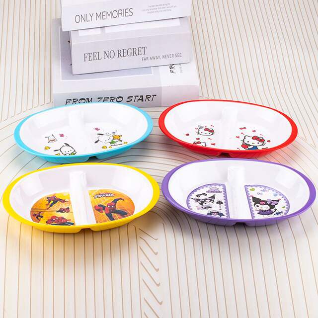 Cute Household Dish Plate Children's Dinner Plate Baby Snack Plate Special Fry Plate for Fruit Snack Plate detail 12