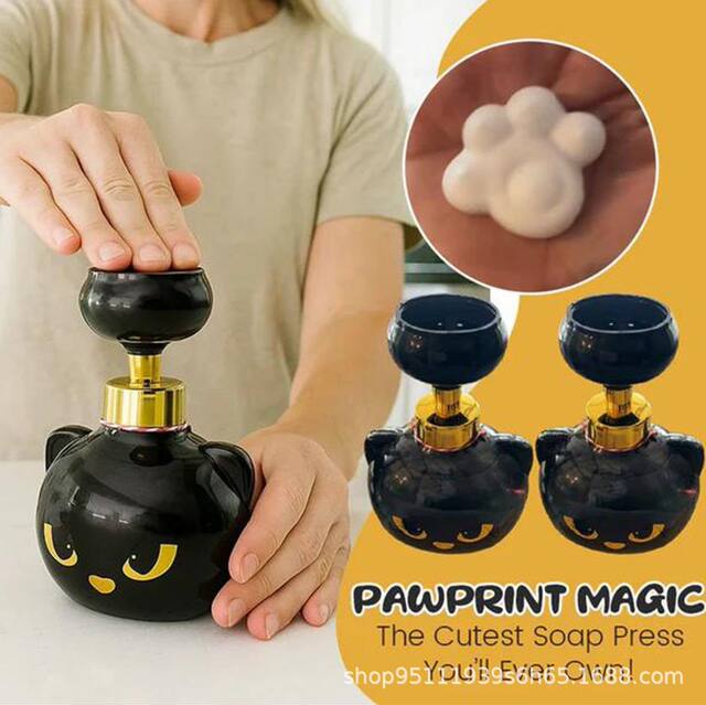 Cute Cat Paw Foam Soap Dispenser detail 2