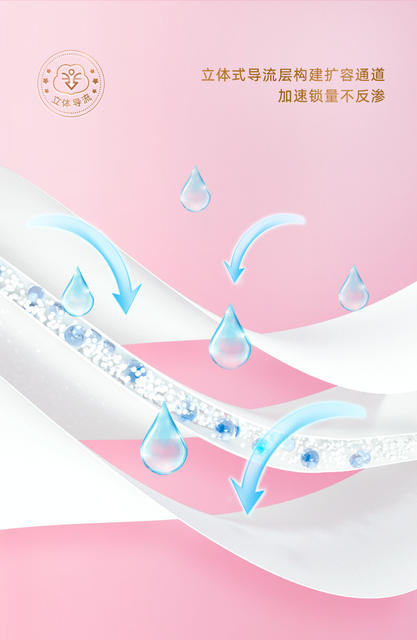 Seven Dimensions Sanitary Napkins, Pure Cotton, Day and Night Use, Menstrual Pads, Mini Pads, Sleep Pants, Wholesale by the Box, Genuine Product detail 11