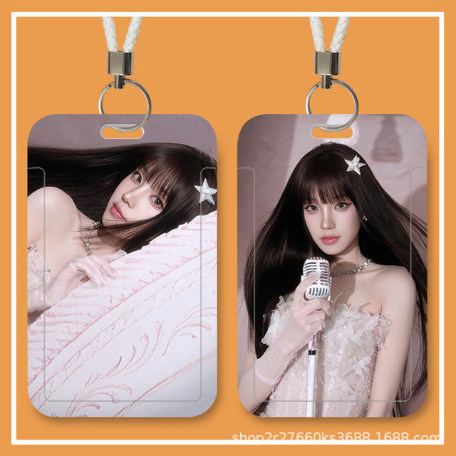 Song Yuqi's Student Sliding Card Holder for Meal Cards, Bus Cards, Id Cards, and Access Cards detail 10