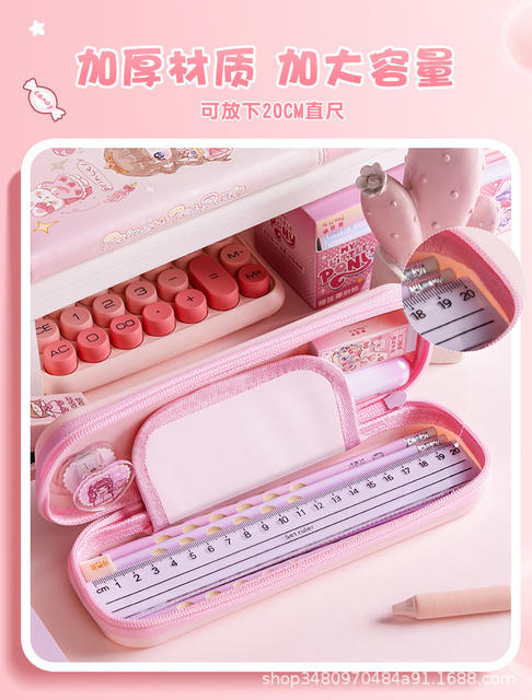 Cartoon Pencil Case for Men and Women Pencil Bag First Grade Large Capacity Pencil Case detail 3