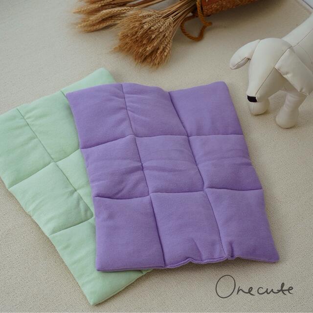 Cotton Pad, Dog Solid Color Bag Pad, Thickened Macaron Soft Pad, Lightweight and Washable detail 6