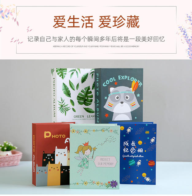 Photo Album Family Version Interstitial Large Capacity 6inch Kidsren's Baby Growth Commemorative Album Graduation Photo Storage Album detail 11