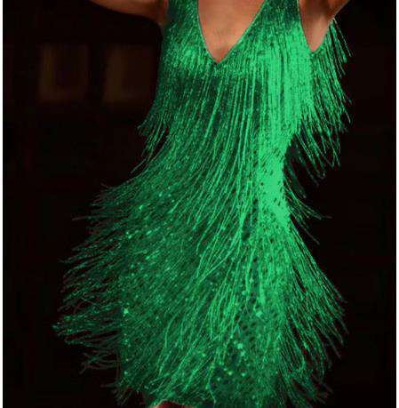 Cross-border Aliexpress 2022 Amazon Backless Tassel Pencil Dress Tassel Dress Dress Women INS detail 5