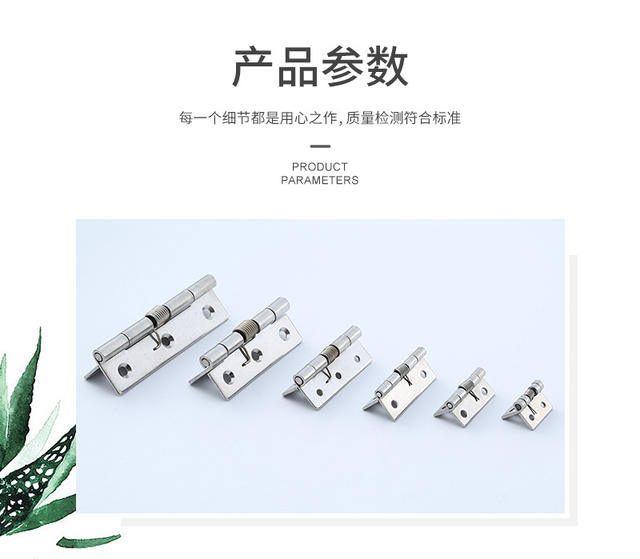 Manufacturer Wholesale 304 Stainless Steel Spring Hinges, Automatic Closing Rebound Hinges, Industrial Equipment Spring Hinges detail 7