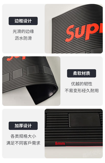 Factory In-Stock Pvc Magnetic Hairdressing Mat, Non-Slip Hairdressing Tool Mat, Specialized for Hair Salons, Customizable and Waterproof detail 3