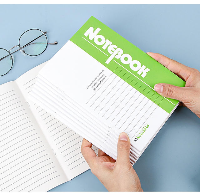 a5 office soft copy notebook 60 pages meeting thickened notepad student diary soft copy stationery wholesale detail 12