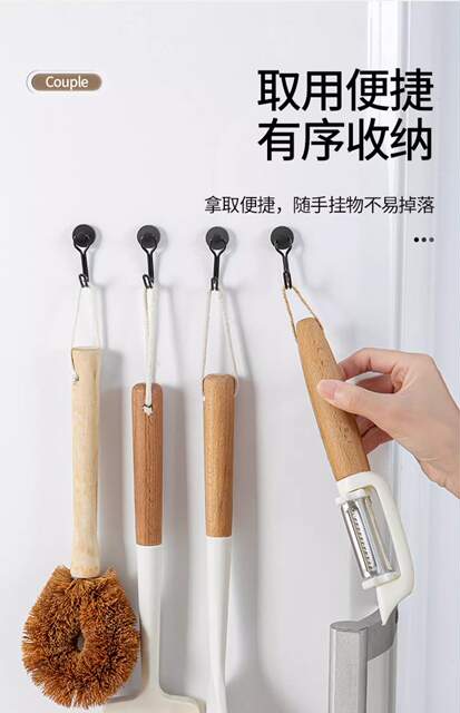 Magnetic Hook with Strong Load-Bearing Capacity, No-Drill Wall Mount for Bathroom, Kitchen, or Behind the Door, Traceless Wall Magnetic Adhesive Hook detail 5
