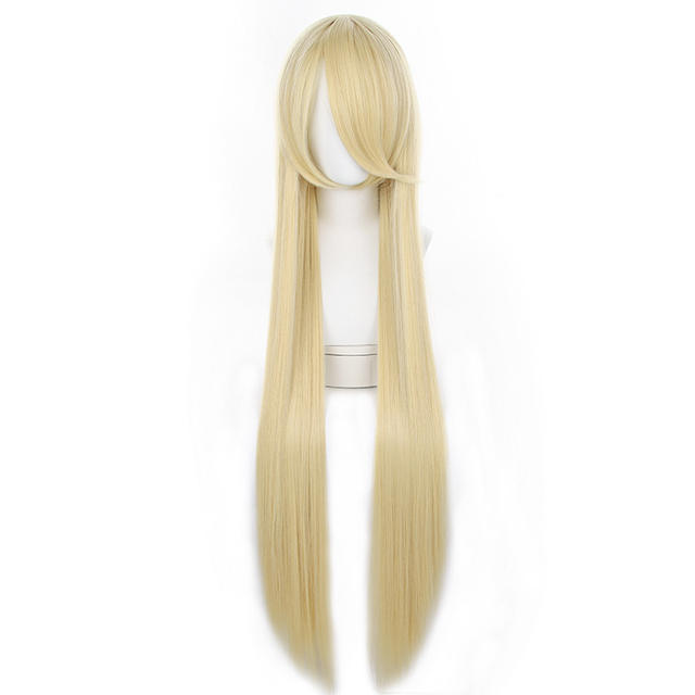150cm Universal Wig Cosplay High-Temperature Silk Fluffy Wig Multiple Colors Available Long Straight Hair Fluffy Style detail 10