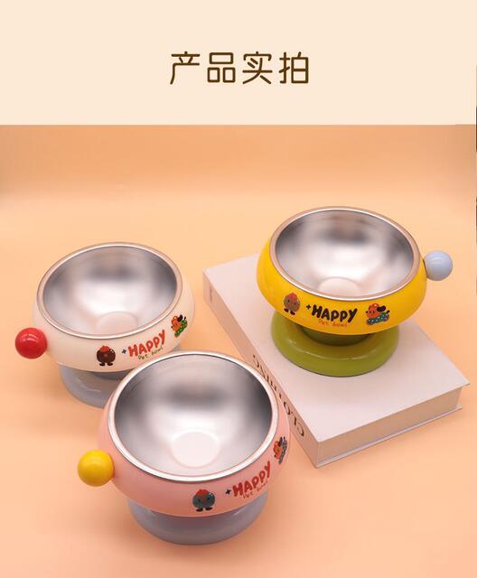 Stainless Steel Cat Bowl, Dog Bowl, Cat Feeding Bowl, Cat Food Bowl, Anti-Tip Cat and Dog Bowl, Pet Supplies, Pet Bowl detail 10