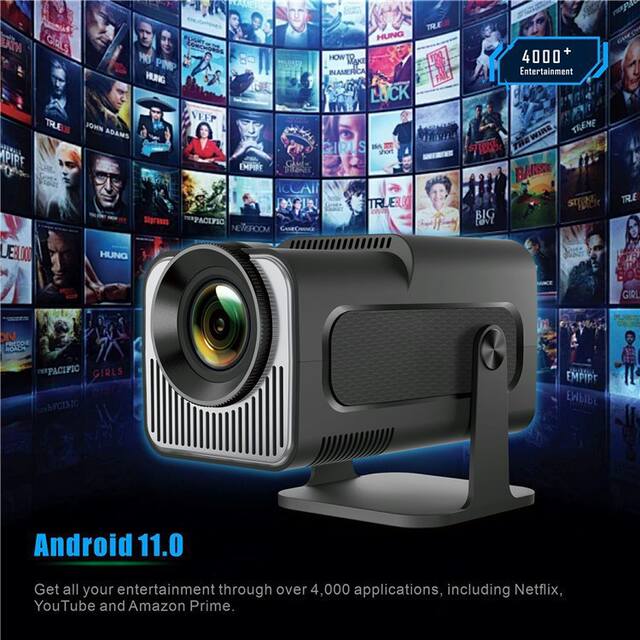 HY320mini cross-border explosions factory direct intelligent office home recommend ultra high definition 1080P projector detail 9