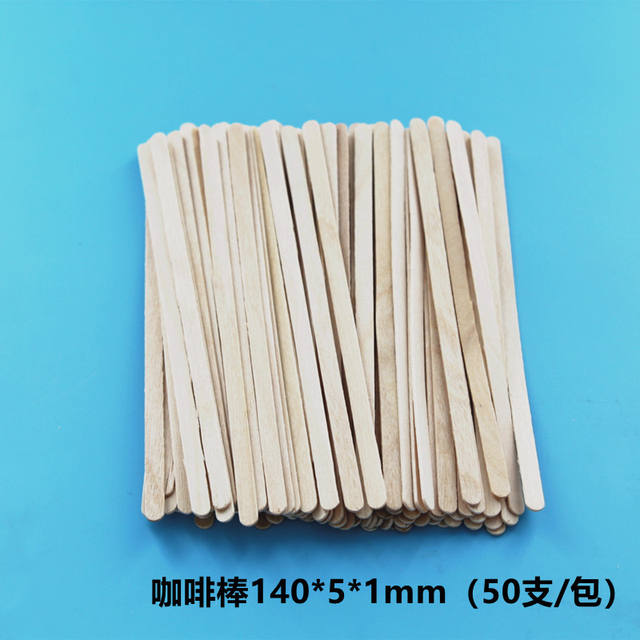 Disposable spoon disposable wooden fork wooden spoon wooden knife 50 wooden spoon coffee stick dessert spoon detail 9