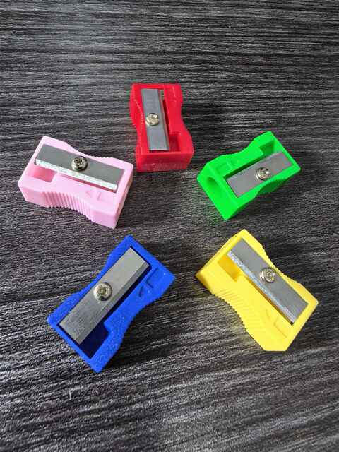 641 Rectangular Pencil Sharpener Cross-Border Plastic Pencil Sharpener Primary School Students Special Stationery Gifts Prizes Manufacturers Wholesale detail 3
