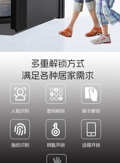 Tuya Smart Lock, Home Smart Door Lock, Fingerprint Lock, Fingerprint Password Lock, Entry Door Lock, Anti-Theft Door Lock, Cross-Border detail 7