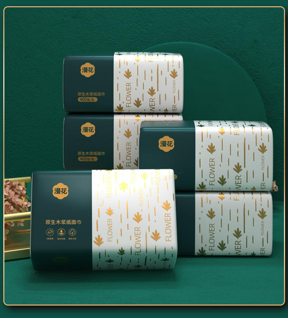 Bulk Pack of Tissue Paper for Home Use, Wholesale Napkins Made from Virgin Wood Pulp, Embossed Facial Tissues, and Pull-Out Tissues for Resale detail 12