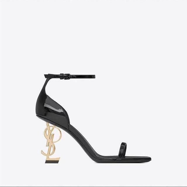 Factory in stock with high heel sandals women's buckle foreign trade explosions star with letters with high heels women's shoes detail 7