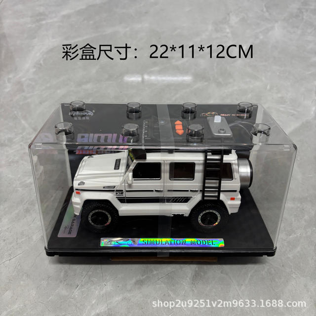 1:24 Babor Adventure Edition Simulation Off-Road Vehicle Sound and Light Car Model Toy Decoration Children's Sound and Light Toy Car Decoration detail 10