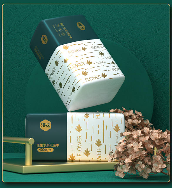 Bulk Pack of Tissue Paper for Home Use, Wholesale Napkins Made from Virgin Wood Pulp, Embossed Facial Tissues, and Pull-Out Tissues for Resale detail 11