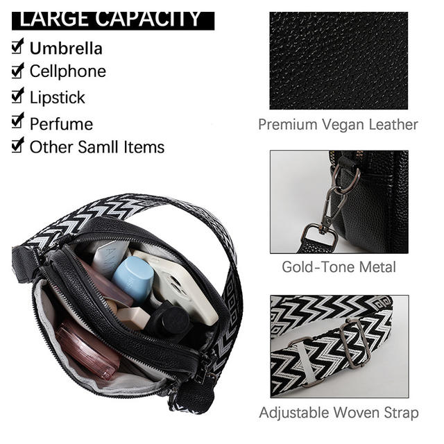 Cross-Border 2025 New Fashion Women's Bag, High-End Simple and Elegant Shoulder Crossbody Bag, Versatile Retro Small Square Bag detail 3