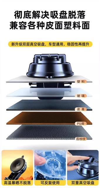 New Car Phone Holder Collection, Multifunctional Car Dashboard Mount, Universal Navigation Support Bracket detail 5
