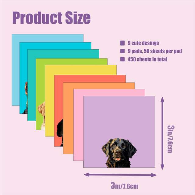 Cross-Border Creative Cat Sticky Notes with Strong Adhesive, Cute Small Notebooks, Colorful Sticky Notes, Small Strips for Marking, Suitable for Students detail 11