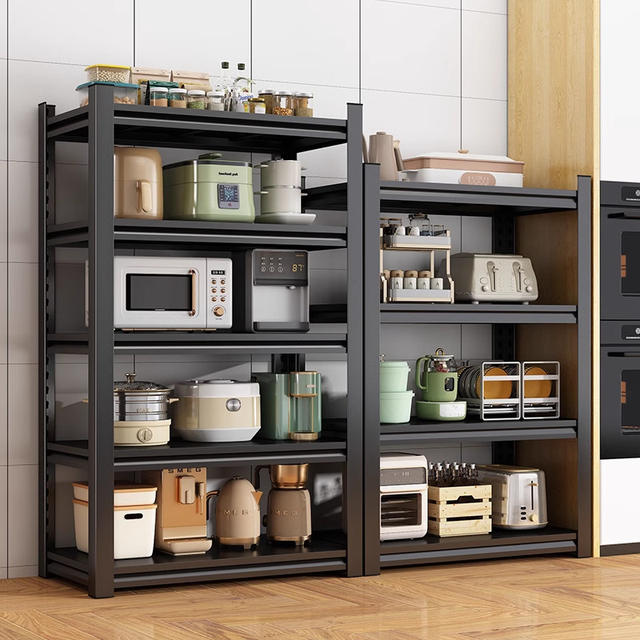 Kitchen Storage Rack Household Floor-Standing Multi-Layer Storage Rack Storage Rack Multi-Functional Microwave Oven Pot Rack Shelf detail 6