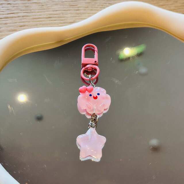 New Cloud Star Mobile Phone Rope Creative Cute School Bag Pendant Student Niche Resin Accessories Hanging Chain Mobile Phone Chain detail 11