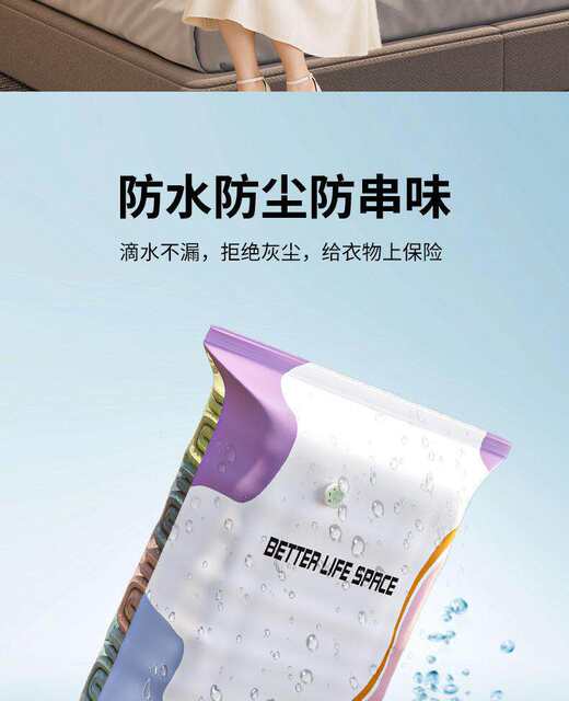 【No Need for Vacuuming】Household 3D Storage Compression Bags for Seasonal Clothes, Vacuum Compression Storage Bags, Specialized for Quilts detail 10