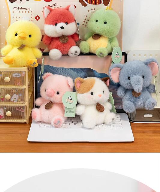 Cute pet animal fragrance table with fragrance Dundun paradise elephant fox kappibala penguin plush small toys wholesale detail 10