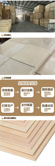 Basswood 3mm Plywood Craft Board Laser-Cut Laminated Board with Plastic-Sealed Packaging Multi-Layer Board Wood Veneer Board detail 6